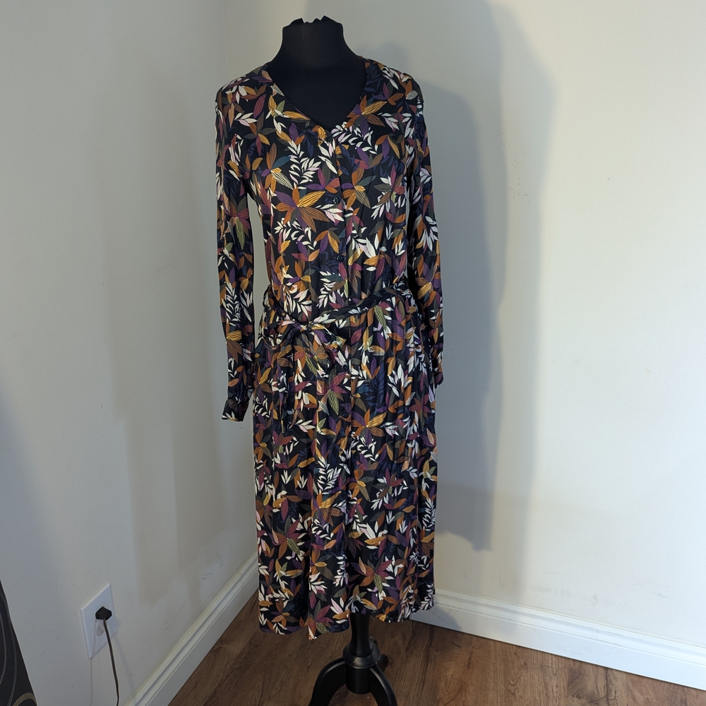FRNCH Paris Floral Long Sleeve Dress